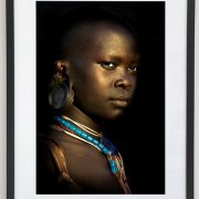Framed | Karo Woman with Beaded Necklace